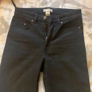 Black high waisted skinny jeans
